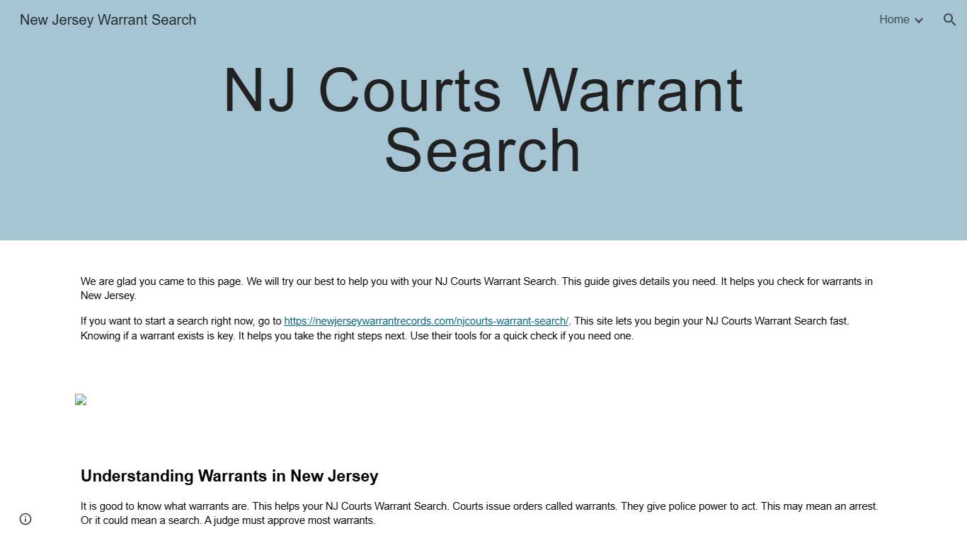 New Jersey Warrant Search - NJ Courts Warrant Search
